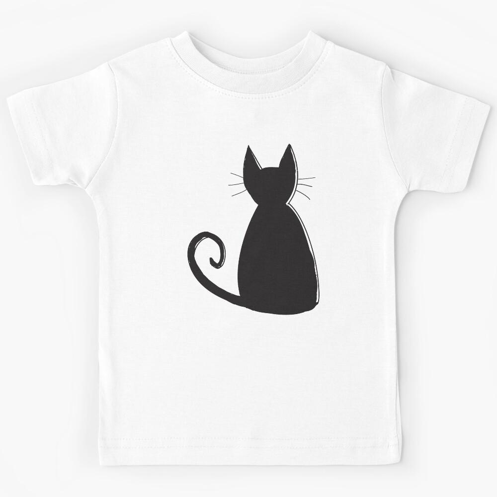 Cat Silhouette Kids T-Shirt 150