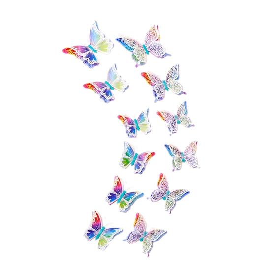 

1 комплект флуоресцентные магниты на холодильник в форме бабочки ПВХ креативные милые 3D магниты на холодильник кухонный декор