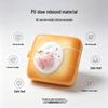Net Red Fried Egg Toast Squeeze Toy - Soft, Slow Rebound, Sugary Egg Bread Simulation Decompression Toy