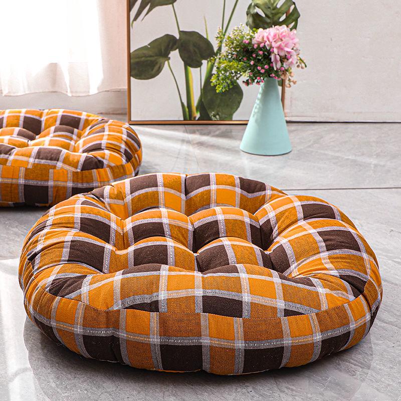 Colorful Bohemian-Style Cotton Linen Floor Cushion: Ethnic Meditation Seat Tatami Mat for B&B
