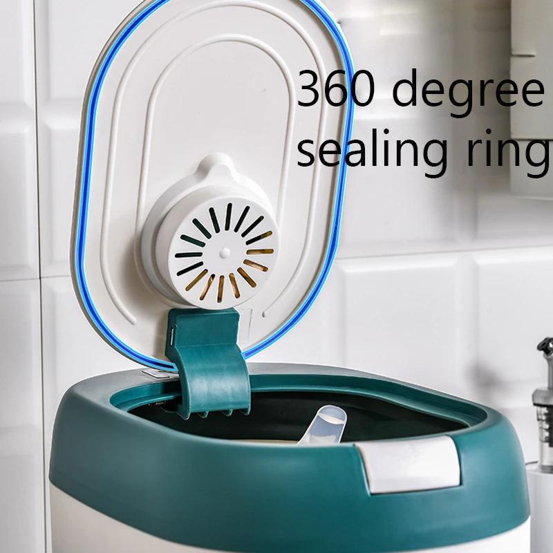 5KG/10KG Rice Dispenser Kitchen Organizer And Storage Container Home Box Cereal Jar Food Storage Jars