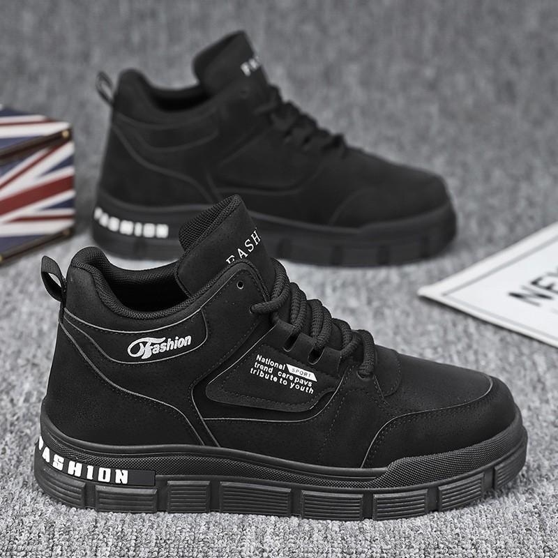 

Martin Boots Men s New High-top Work Shoes All-matching Platform Soles Casual Skate Short Outdoor 41