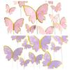 Birthday Butterfly Cake Topper Cake Insert Birthday Cake Decoration Wedding Cake Ornament Birthday Ballons Wedding Ballons
