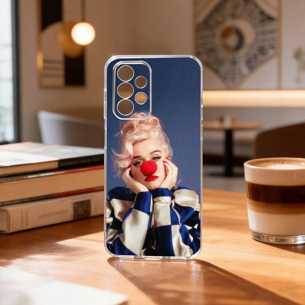 K-Katy Perry Singer Phone Case For Samsung S25,S24,S21,S22,S23,S30,Ultra,S20,Plus,Fe Transparent Cover