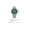 Cute Analog Women's Watch Gray Green Waterproof Easy-to-Read Dial