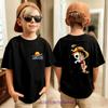 One Piece Luffy Boys Tee 2026 Kids Fashion Summer Short Sleeve Casual Breathable Soft Cotton Lightweight Cartoon Tops
