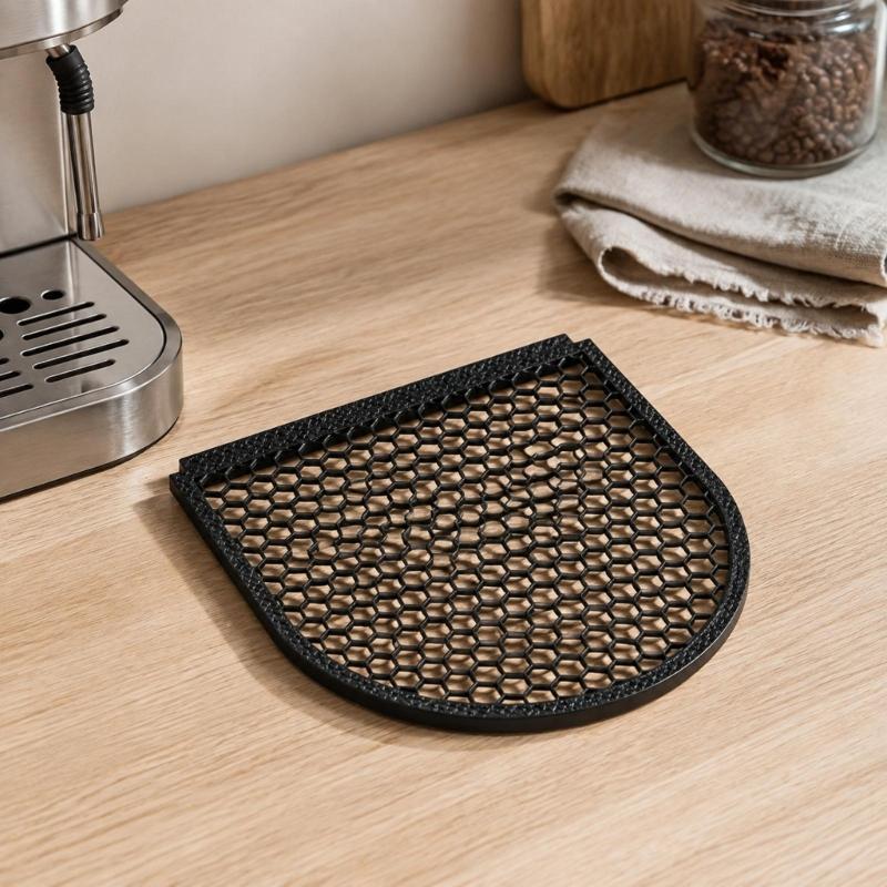 K Mini Coffee Maker Tray Cover Replacement with D-Shaped Profile and Centered Front Cutout, Open-Cell Top and Removable Care for Routine Rinsing