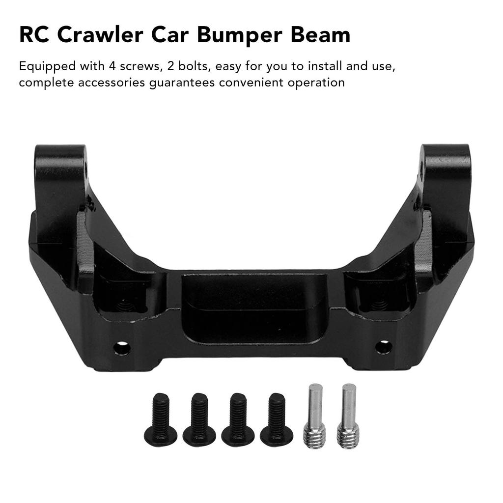 RC Crawler Car Bumper Beam Rear Collision Proof Base Aluminum Alloy   Axle Parts