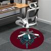 1pc Sword Skull Office Round Area Rug, Under Office Chairs Bedroom Living Room Home Decor, Room Deco, Available in Various Sizes
