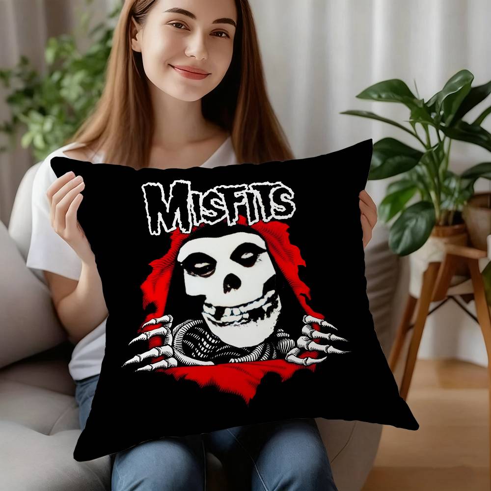 M-Misfits Thriller Classic Pillow Case Plush Fabric Soft Pillowcase Double Sided Print Cushion Cover Household Gifts
