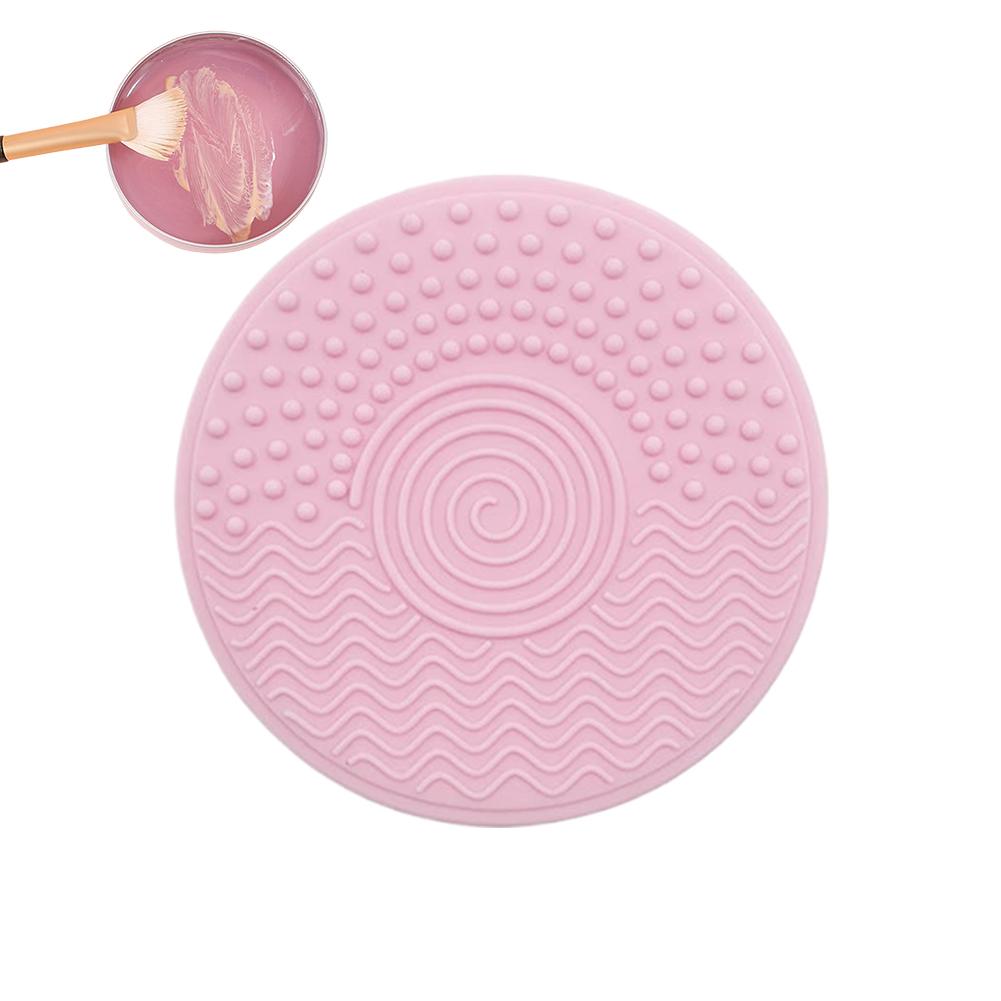 

Natural Makeup Brush Cleaner Soap with Silicone Cleaning Pad Gentle Cleansing Balm for Synthetic & Natural Hair Brushes