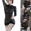See Through Women Nightwear Sexy Soft Solid Color Summer