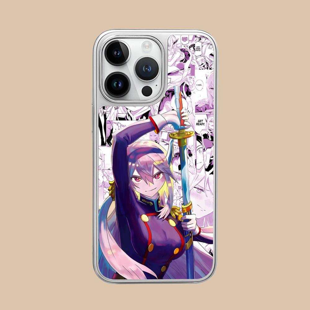 Mato seihei no slave Uzen Kyouka Telefoonhoesje voor iPhone 17 16 15 14 13 12 11 Air Pro Max Plus Zilverkleurige Kleurrijke Cover Cover