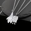 Trendy Hip Hop Couple Necklace Unisex Collarbone Chain Jewelry for Men and Women