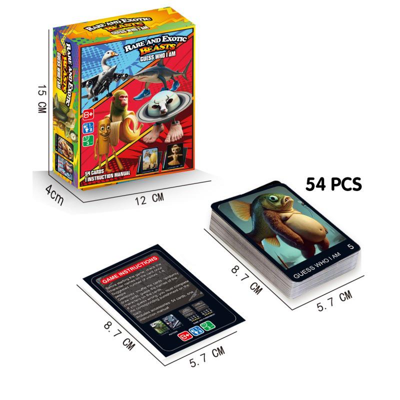 Classic Chinese Mythology Card Game - English Version for Party Entertainment