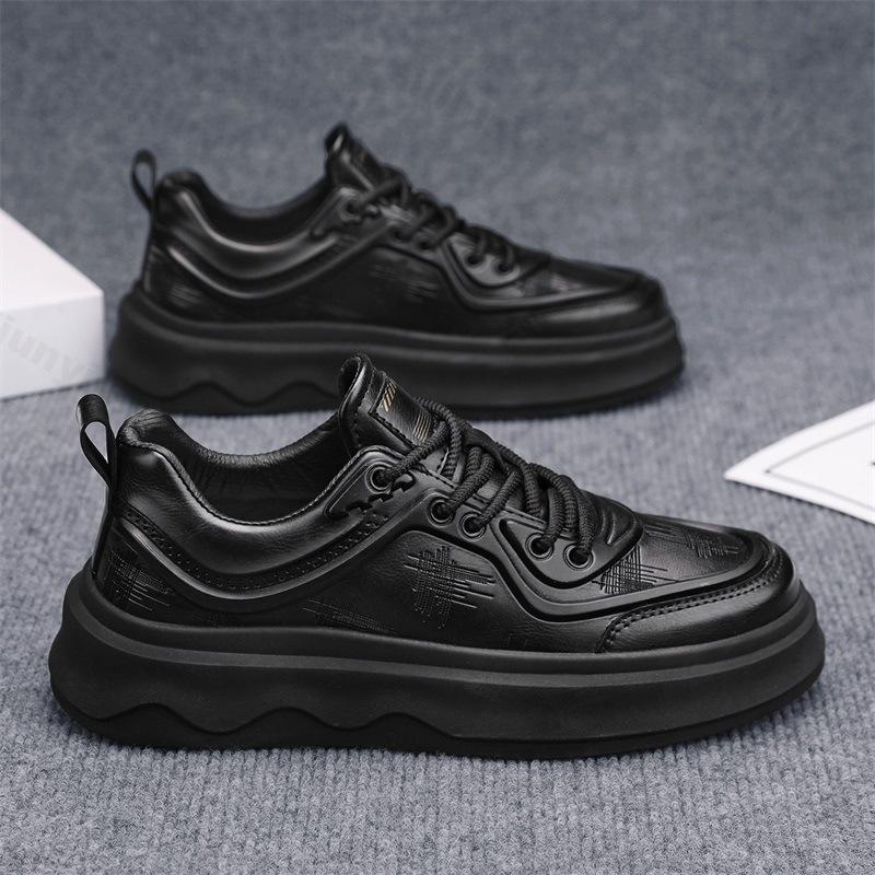 Fashion 2025 Autumn New Concise Fashion Low Top Thick Soled Casual Shoes for Men Versatile Comfortable Non Slip Niche Platform sneakers