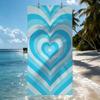 Heart Shaped Love Couple Towel Quick Drying Beach Towels Are Suitable For Swimming Pools Camping Yoga And The Gym
