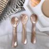 7/9Cm Natural Shell Handmade Versatile Creative Ice Cream Spoon For Home Use Spoon Kitchen Tool