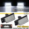 2Pcs Car LED License Number Plate Light Lamps For Nissan Altima L32 X-Trail T32 Rogue Maxima A35 NV1500 NV2500 NV3500 Murano