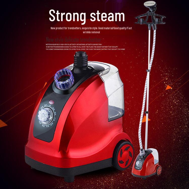 Handheld Red Portable Garment Steamer and Iron