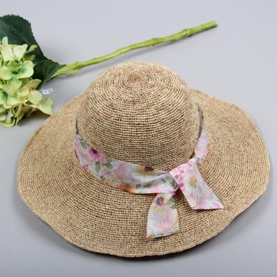 Wide-brimmed Luxury Straw Hat - Gorgeous Holiday H820