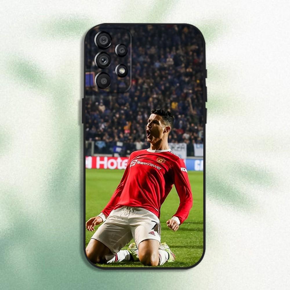 CR7 Football Star R-Ronaldo-ES Phone Case For Samsung Galaxy A20,A21s,A22,A31,A32,A52,A53,A72,73,A80 Soft Black Cover