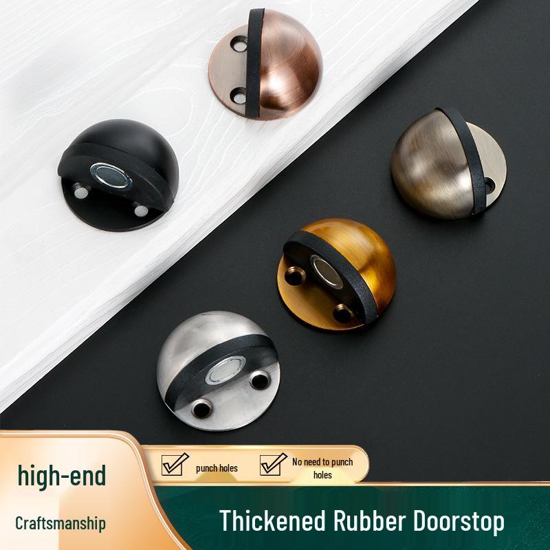 304 Stainless Steel Turtle Top Floor Mount Anti-Collision Door Stop for Glass Doors