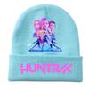 Peripheral Knitted Hat Curled Wool Hat Printed Doudou Hat Outdoor Cold Hat Adult