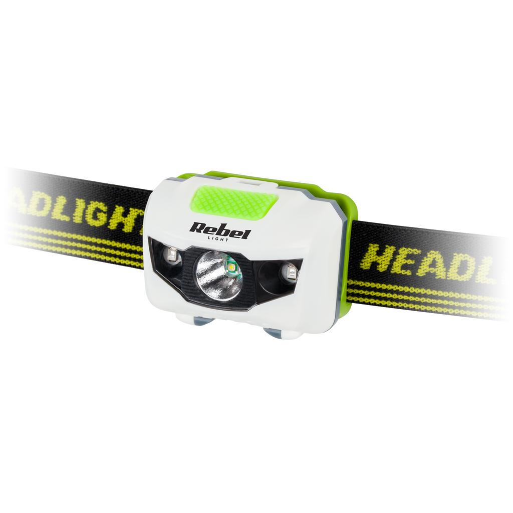 LED headlamp 3W 3xAAA 3xLED headlamp Rebel