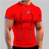 Summer Men's Fitness Sports Training Breathable Short Sleeve Men's Sports Fashion Short Sleeve T-Shirt