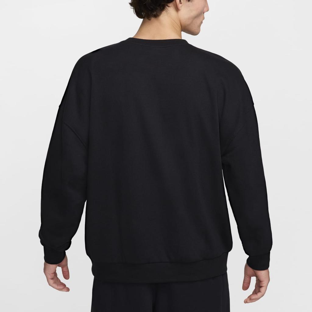 Nike Sports Life Collection NK CLUB FT OVERSIZED CREW Sweatshirt Men's Black HJ1820-010