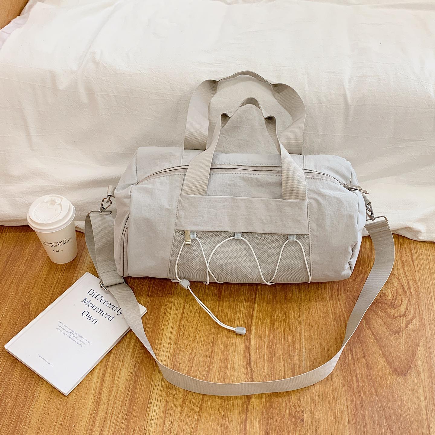 

Sports Fitness Bags Women s Casual Light Crossbody Bag Going Out Short Trip Bag Hand Luggage Portable Shoulder Bag серый