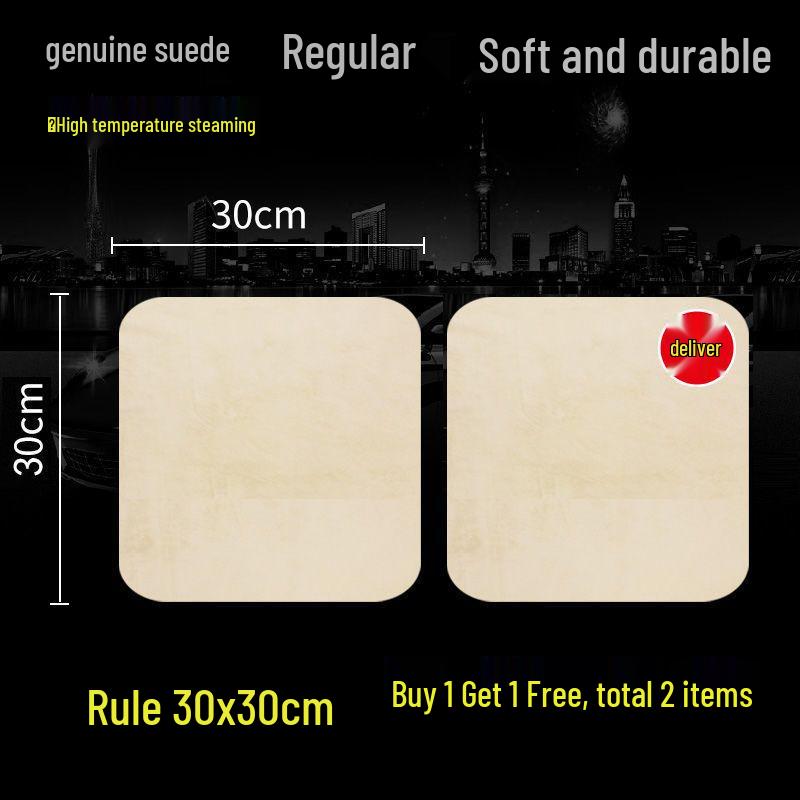 Premium Chamois Leather Car Cleaning Cloth - Ideal for Windows, Streak-Free, Non-Peeling