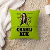 Singer C-Charli X-Xcx B-Brat Lucky Dragon Pillow Cover Sofa Cushion Cover Home Room Decoration Children Gift