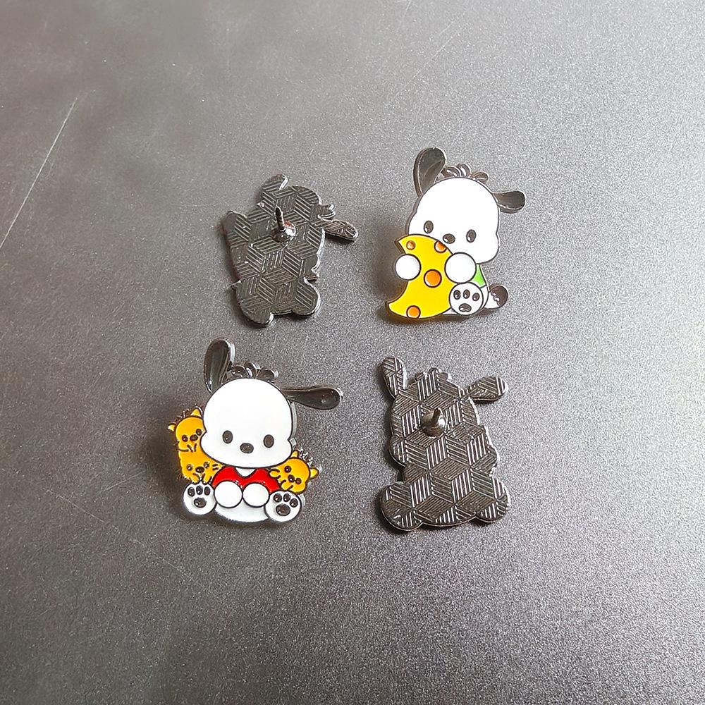 Sanrio Pompompurin Japanische Brosche – Niedlicher Cartoon-Hunde-Anstecker Schmuckzubehör