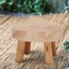 Wooden Plant Stand Flower Pot Base Holder Stool Indoor Outdoor Garden Succulent Pots Tray Flower Display Plant Stand Shelf