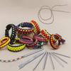 7pcs Paracord Knitting Tool Set With Box Stainless Steel Parachute Cord Needles Bracelets Kit For Laces Strings Leather Weaving