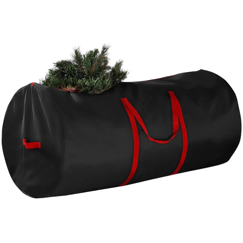 

Christmas Tree Transport Bag Waterproof Oxford Fabric with Strong Handles for 30x60 and 30x50 Inch Models Dark Green Gray 30x50 чёрный