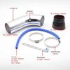 Universal 76MM Aluminum Intake Pipe & Air Filter Kit - Mushroom Head Design