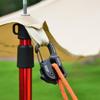 Aluminum Tent Rope Tensioner 5MM 5M Non-Slip Adjuster Buckle High Load Capacity for Camping Outdoor  Gear