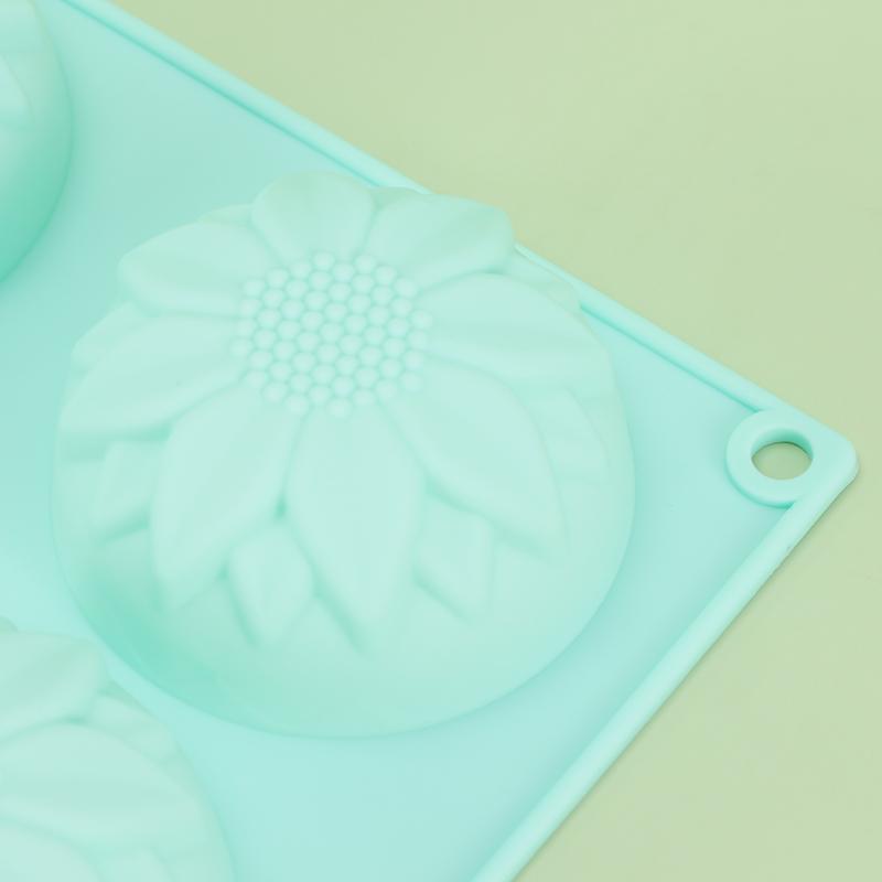 Sun Flower Silicone Fondant Cake Mold Sunflower Jelly Ice Tray Chocolate Decoration For Baking Tool Silicone Cake Decor Moulds