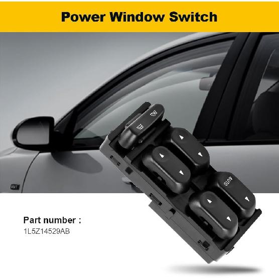 Power Window Switch Driver Side Power Window Master Control Switch Fits for Ford 2001-2003 Explorer Sport Trac Replace 1L5Z14529AB