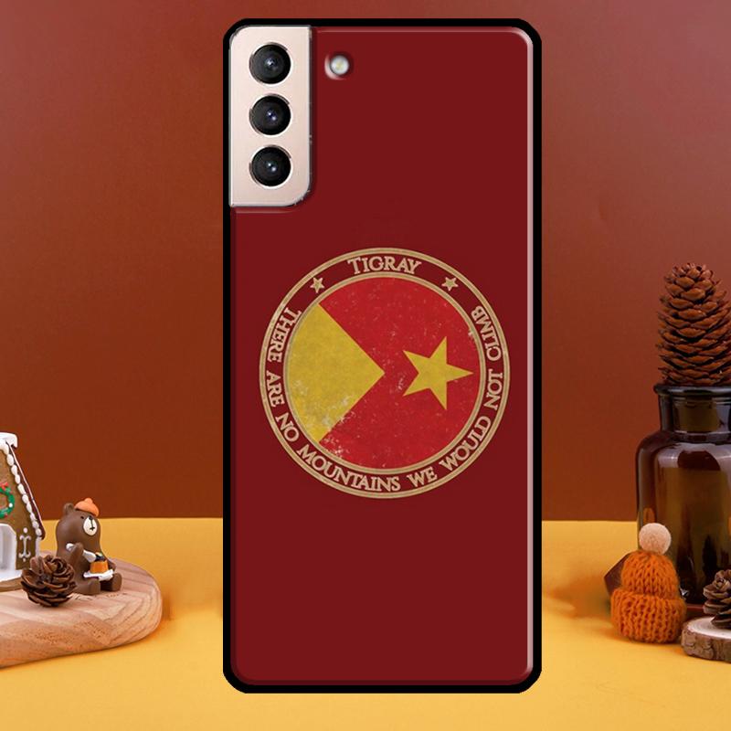 Custodia per Telefono Bandiera del Tigray Per Samsung Galaxy S21 S22 Ultra Note 20 S8 S9 S10 Note 10 Plus S20 FE Fundas