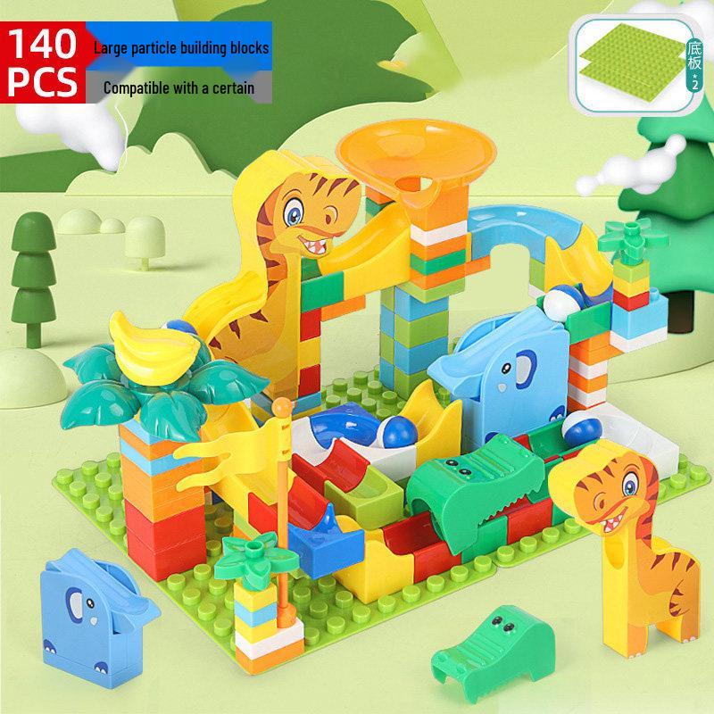 Children's Building Block Table: Educational Ball Track Puzzle Toy for Ages 3-6