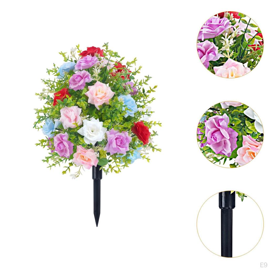 Artificial Commemorative Flower with A False Stake -based Plant at The Table of