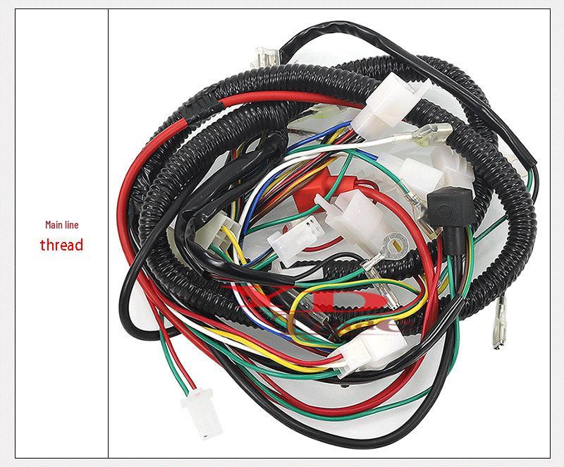 ATV Beach Car Electrical Wiring Harness & Switch CG125-250CC Accessories
