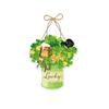 4Pcs Patrick's Day Luck Door Sign Front Door Hanging Sign Paper Plaques Hanging Ornament for Door Wall Decoration