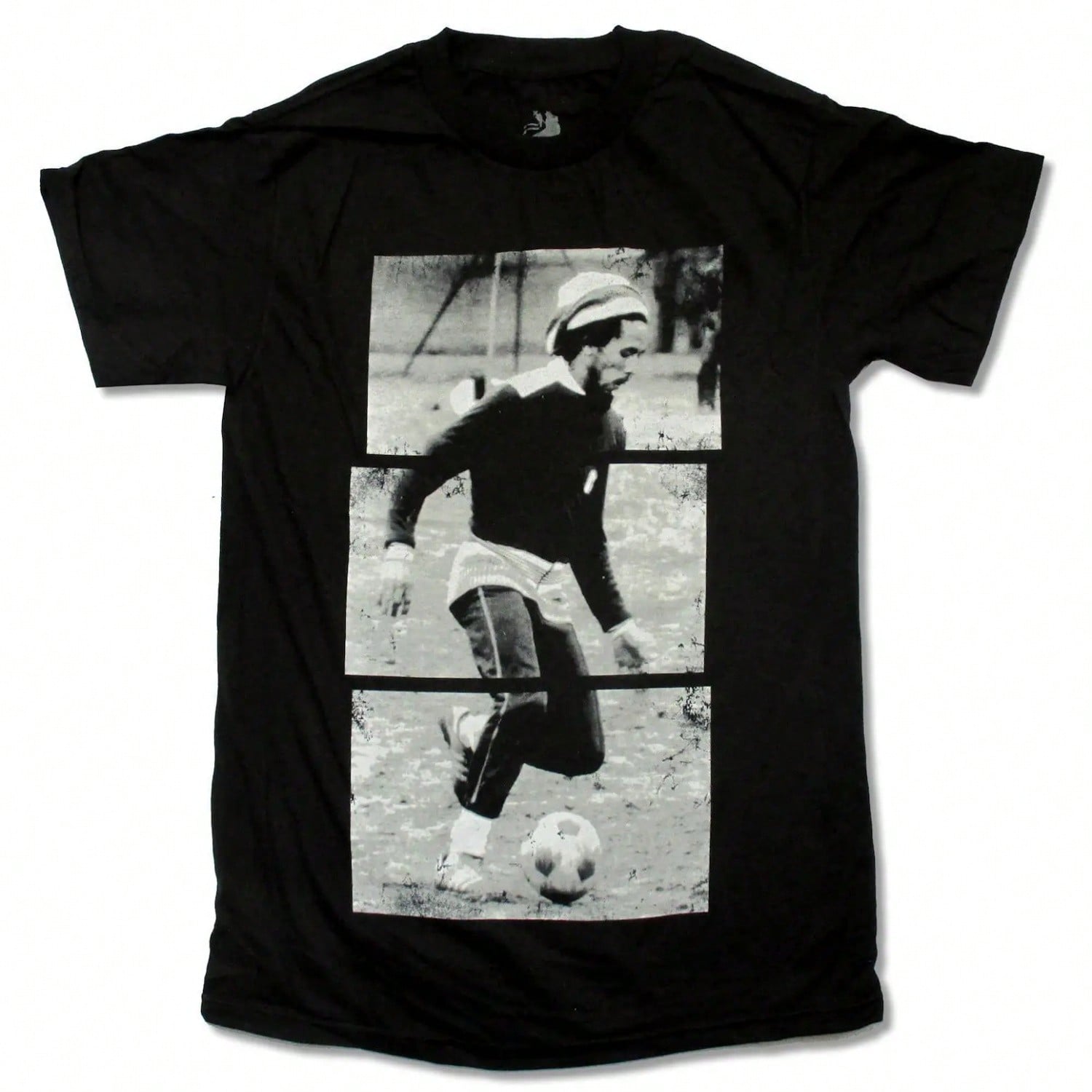 Bob Dylan Unisex Adult Scraps Cotton T-Shirt (S) (Black) S разноцветный