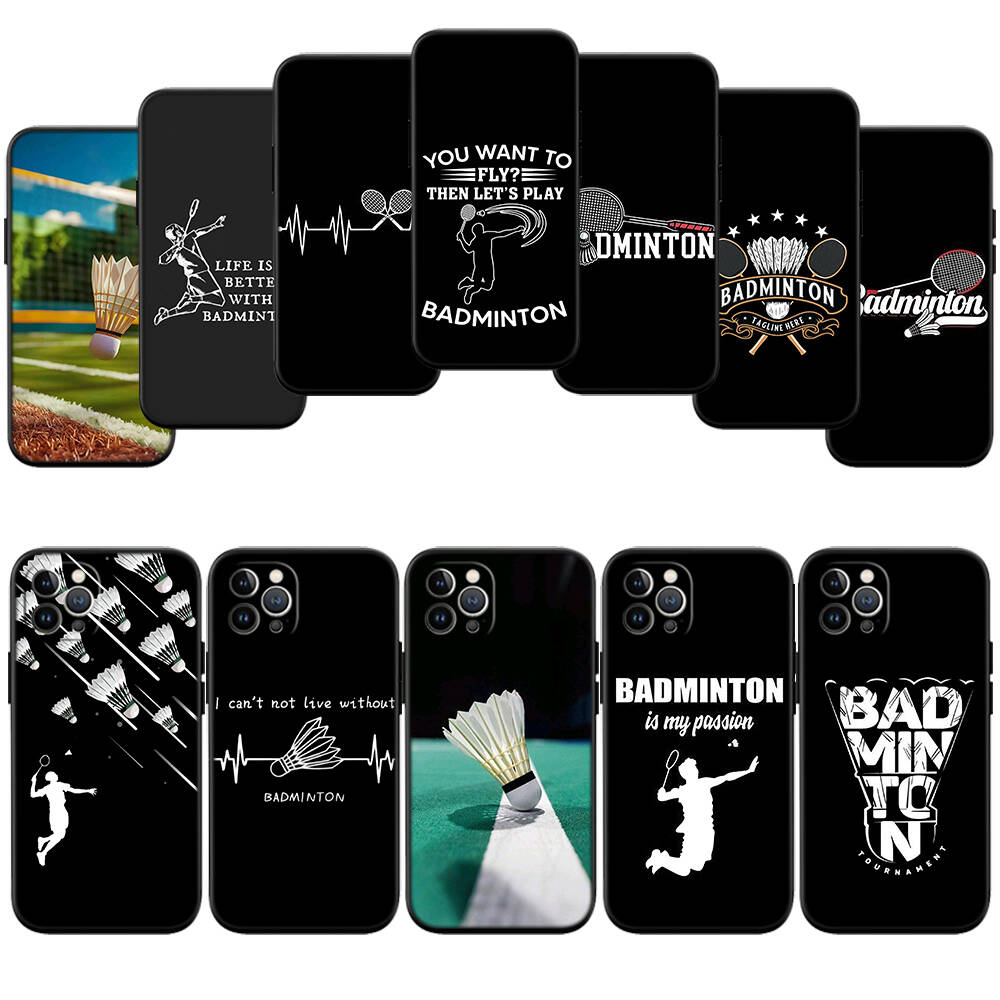 Badminton Sports Case for Samsung Note 20 10 S25 Plus Ultra Lite FE A11 A26 A51 A52 A53 A56 A70 A71 A72 A73 M20 M30 M21 M31 M51
