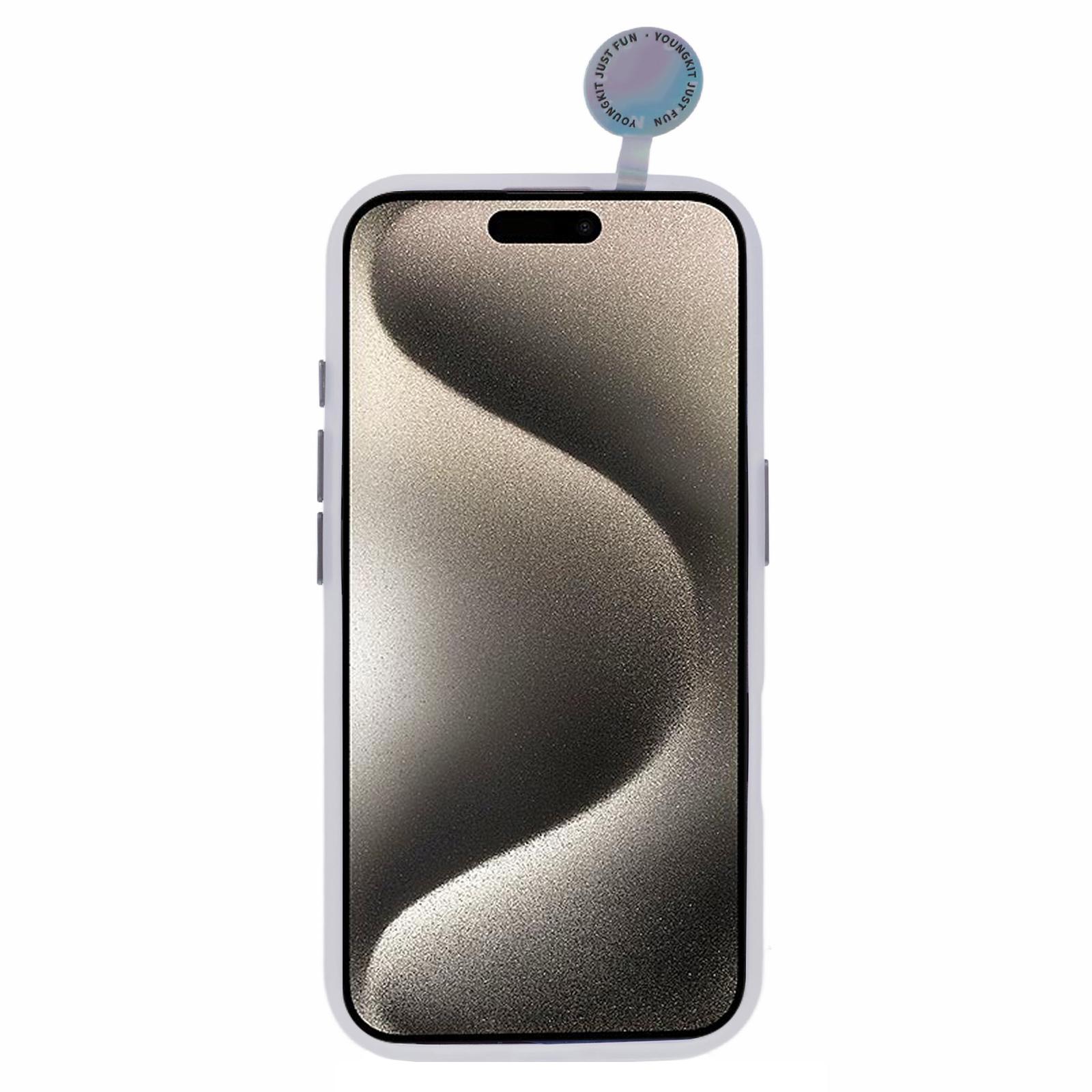 

YOUNGKIT For iPhone 16 Case Compatible with MagSafe Anti-Fingerprint PET+TPU Phone Cover